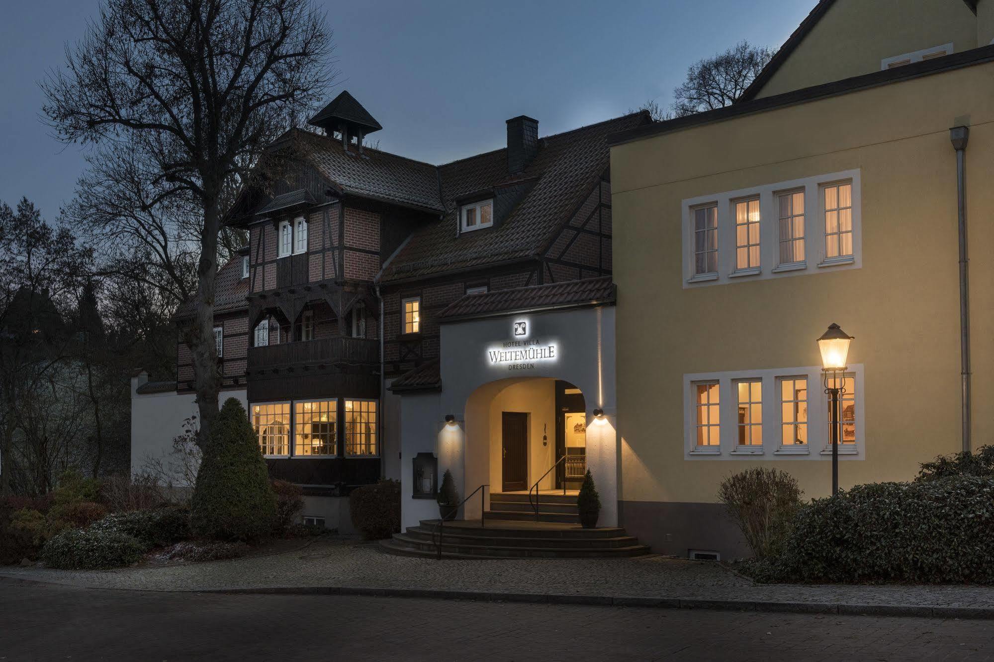 Hotel Villa Weltemuehle Dresda Exterior foto